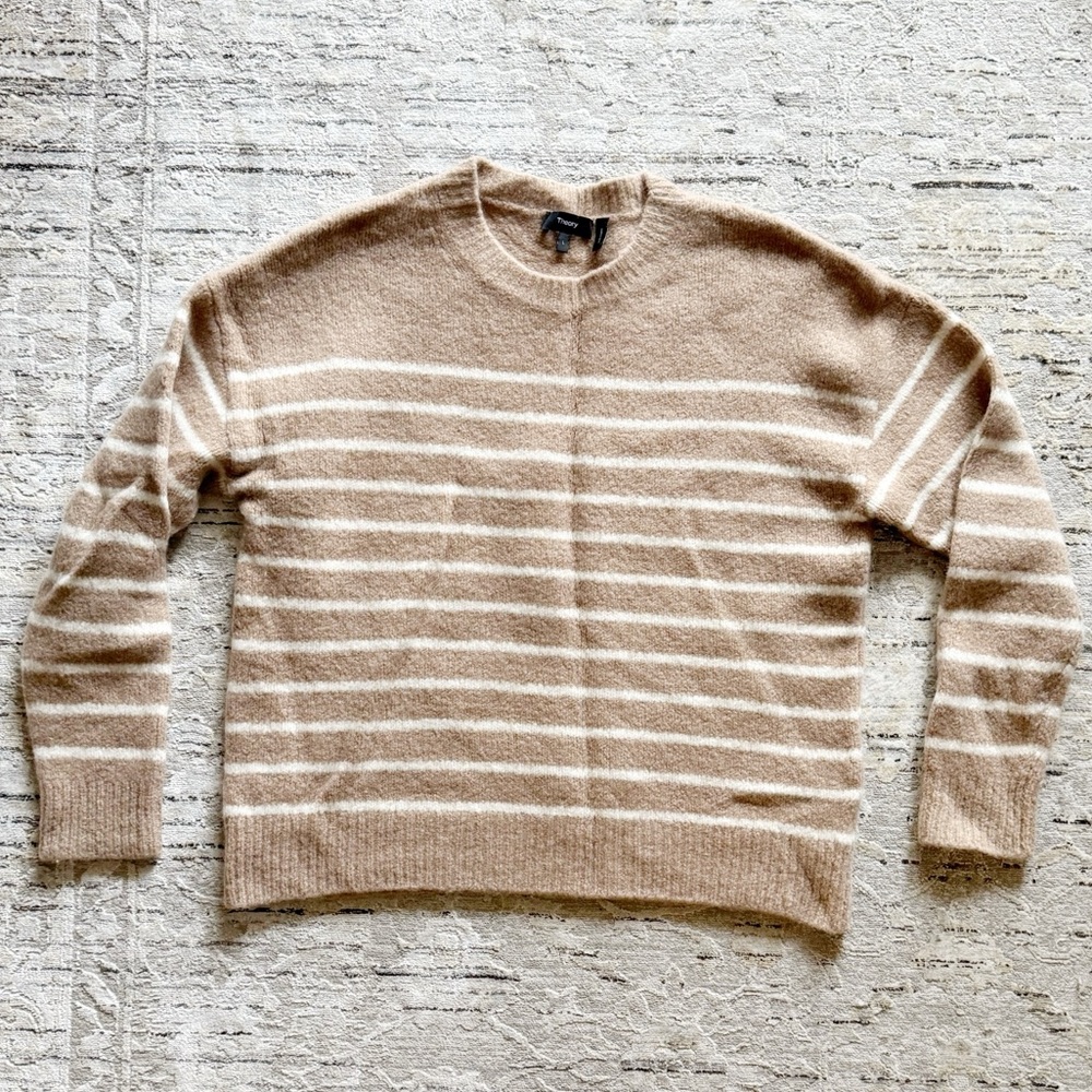 Theory Oversized Striped Sweater